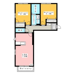 REORIENT SAKURAI【1階】の間取り
