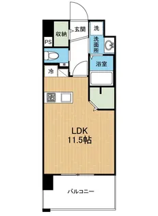 フェリーチェ九品寺【5階】の間取り