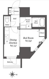 ドゥーエ亀戸II【9階】の間取り