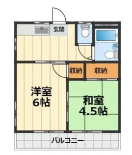 リシェス新戸【2階】の間取り