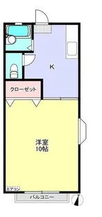 ハイツ白船【2階】の間取り