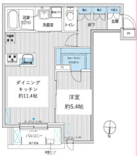 ブレス新中野【BLESS新中野】【2階】の間取り