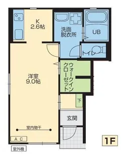 Bel Posto III【1階】の間取り