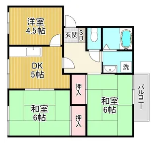 オンフルール【2階】の間取り
