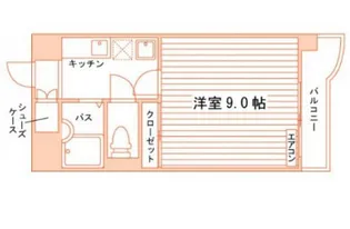 サニークレスト清水【5階】の間取り