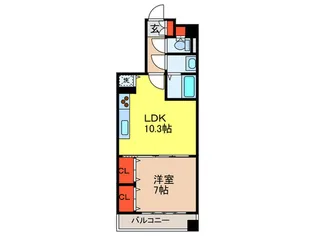 サンライズ時和【3階】の間取り