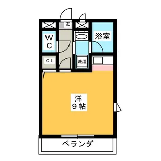 クレッシェンド【3階】の間取り