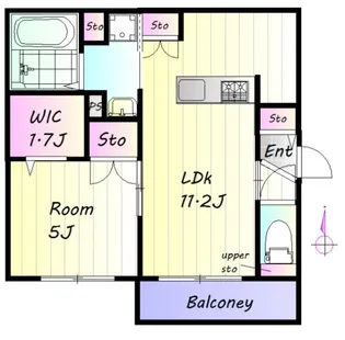 グリシーヌサンク池袋本町【1階】の間取り