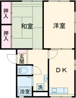 シティーハイム 辻【1階】の間取り