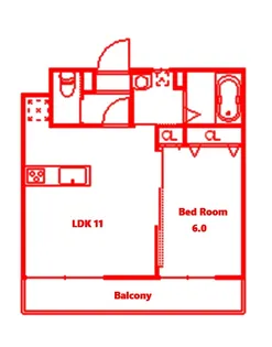 モントレー大船【1階】の間取り