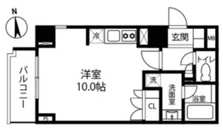 六本木セブン【3階】の間取り