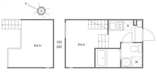 ロゼフォレスト【1階】の間取り