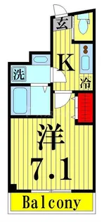 パルコート町屋【3階】の間取り