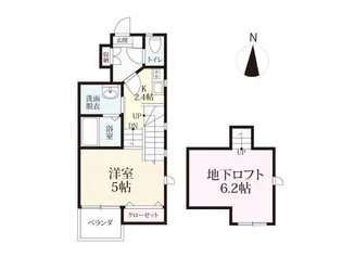 ヴェントスバージョンII【1階】の間取り