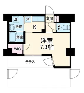 MAXIV武蔵新城TRE【4階】の間取り