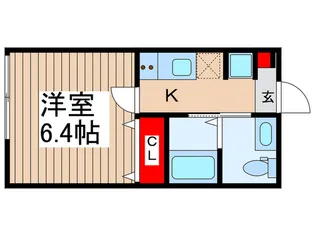 キャメル南古谷駅前通A棟【1階】の間取り