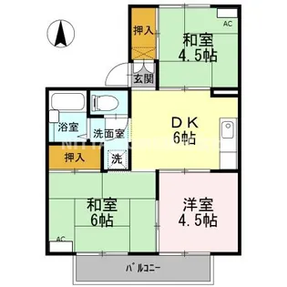 メゾン丹和 A棟【2階】の間取り