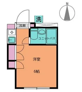 拝島ハイツ【1階】の間取り