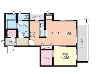 カーサ音英【3階】の間取り