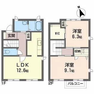エクセレントホーム B【1階】の間取り
