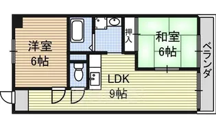 コーポうちふじ【3階】の間取り