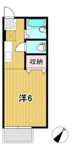 ペガサスハイツ【1階】の間取り