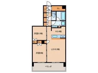 トラープランド蒼麗館【4階】の間取り
