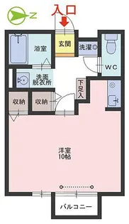セボンセジュール【2階】の間取り