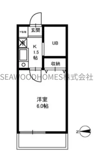 グローバルコートハウス【2階】の間取り
