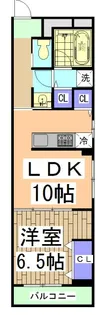 アマデウス萬寿寺葛野大路【2階】の間取り