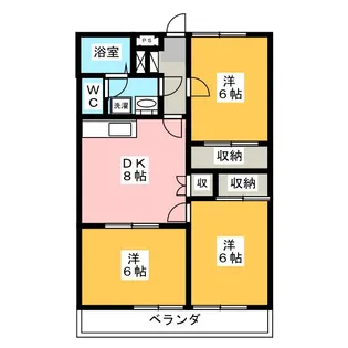ドリームマンション佐野II【3階】の間取り