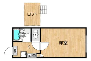 ビバリーハウス梅林A【1階】の間取り