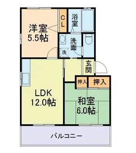 ガーデンブライド C【2階】の間取り