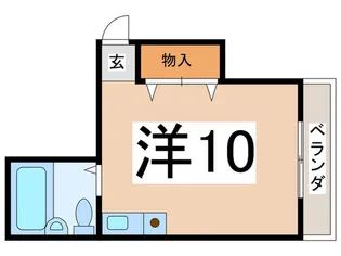 ル キャッスル松崎【2階】の間取り