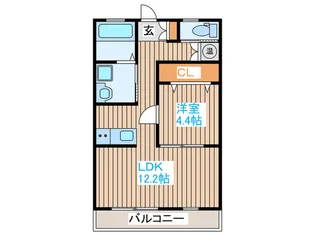 すまいる16番館【2階】の間取り