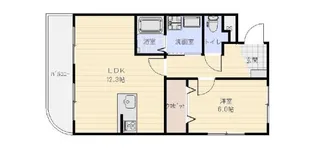 シュッド・エコール【4階】の間取り