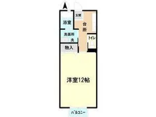 パロス四町目【1階】の間取り