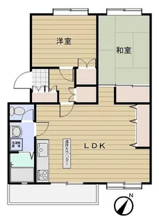 カーサ相模台G棟【5階】の間取り