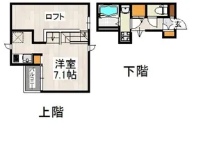 CB箱崎グレイン【1階】の間取り