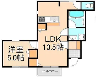 Ricco Pianeta【1階】の間取り