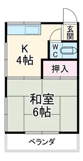 外松荘【2階】の間取り
