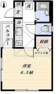 サットンプレイス・プラム【2階】の間取り