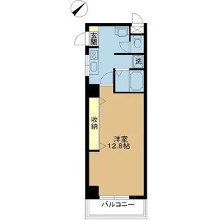 リバティープラザ花園II【6階】の間取り