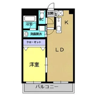 マウンテンフィールド坪井【5階】の間取り