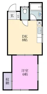 ミヤマハウス【2階】の間取り