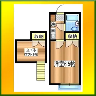 向台ハイツ【1階】の間取り