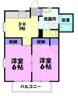 メゾンウスイ A【1階】の間取り