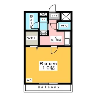 グラニートIVIII (412)【3階】の間取り