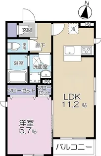 ルマ・ワーワ【2階】の間取り