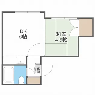 ヴィラナイン【4階】の間取り